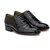 Boggy Confort Black Oxford Leather Shoes