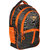Cairho Brown Orange Polyester School / College Bag 25 Liters 3 + 1 Compartments