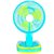 JY SUPER 5590 Powerful Rechargeable Fan with 21SMD LED lights(Assorted Color)