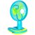 JY SUPER 5590 Powerful Rechargeable Fan with 21SMD LED lights(Assorted Color)