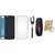 Leovo K5 Plus Silicon Slim Fit Back Cover with Ring Stand Holder, Silicon Back Cover, Selfie Stick and Digtal Watch