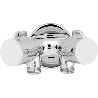 Hocah Crown Angle Valve 2 In 1  (Chrome)