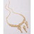 Voylla Vintage Yellow Gold Plated Necklace Set