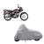 AutoAge Two Wheeler Silver Cover for Hero HF Deluxe Eco