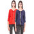 DELUX LOOK Look Branded Rayon Top Combo Pack Of 2