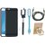Redmi 3s Prime Stylish Back Cover with Ring Stand Holder, Selfie Stick, USB LED Light and AUX Cable