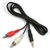3.5mm 2RCA Aux Stereo cable for Home Theaters, Music players, Speakers, LCD/LED TVs