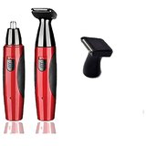 Branded professional 2 In 1 Rechargeable Nose Ear Facial Hair Beard Trimmer/Shaver GM 3005