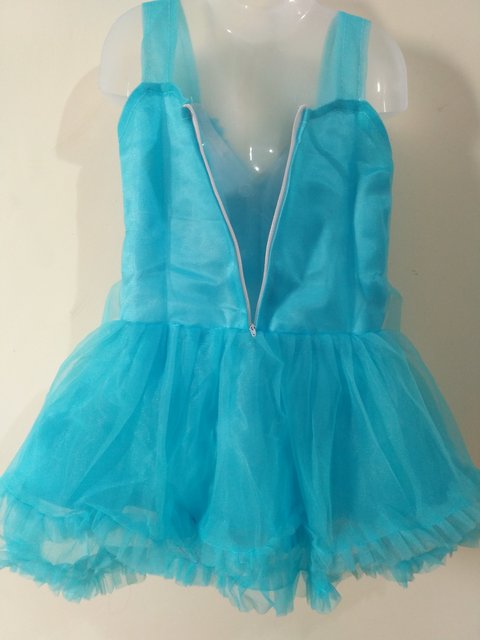 blue colour baby frock