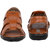 RiBiT Men's Handmade Stitch Down leather Gust Tan Sandals