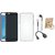 Leovo K5 Note Silicon Slim Fit Back Cover with Ring Stand Holder, Silicon Back Cover, Earphones and OTG Cable