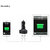 Dual USB Car Charger 4 in 1 Thermometer Digital Display Charging Cigarette Lighter Car Charger For All Mobile Phone