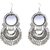 Jewels Kafe Afgani Tribal Mirror Alloy Dangle Earring