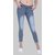 Klick 2 Style Women's Slim Fit Faded Washed Jeans Light Grey