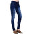 Klick 2 Style Women's Slim Fit Faded Washed Jeans Blue