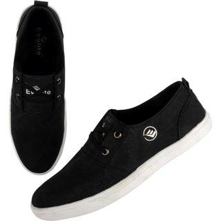 stylish black casual shoes