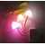Novelty Mushroom Fungus Night Light With Auto(Day-Night) Sensor-LED Wall Socket Lamp,Colorful, Small,