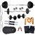 Body Maxx 20 Kg Home Gym 2 Dumbbell Rods, 1 Curl rod,1 Straight rod, 1 Pair Gym glove, 1 Hand Grip , 1 Skipping Rope