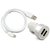 Phonoarena Combo of Dual USB Car Charger with Charging/Data Cable