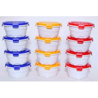 Combo Unique four lock  Air Tight Containers Set of 12