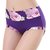 Streetkart Purple Floral Midwest Bikini Panty Hipster Thongs Underwear Underpants
