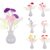 Mushroom Flower Plant Shape Auto Sensor LED Color Changing Night Lamp Imported From USA