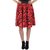 The Shopping Fever Womens Red Polyester Skirt