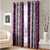 RD TREND 100  Polyster Eyelet 150 TC Set of 2 Door Curtain- Color Purple Size  7ft x 4ft  84 inch x 48 inch