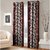 RD TREND 100  Polyster Eyelet 150 TC Single Door Curtain- Color Brown Size  7ft x 4ft  84 inch x 48 inch