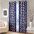 RD TREND 100  Polyster Eyelet 150 TC Single Door Curtain- Color Blue Size  7ft x 4ft  84 inch x 48 inch