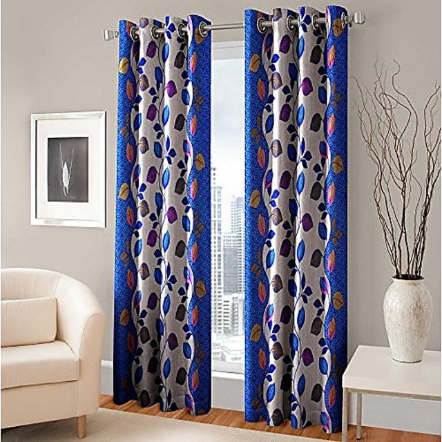 Buy Rd Trend 100 Polyster Eyelet 150 Tc Set Of 8 Door Curtain