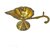 BRASS DIYA, OIL LAMP FOR TEMPLE, AKHAND DIYA JYOT FOR HOME OFFICE TEMPLE DIFFUSER POOJA ACCESSORIES BY Gifts  Decor
