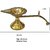 BRASS DIYA , OIL LAMP FOR TEMPLE, AKHAND DIYA JYOT FOR HOME OFFICE TEMPLE DIFFUSER POOJA ACCESSORIES BY Gifts  Decor