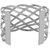 Wire Mesh Party Statement Imported Silver Free Size Cuff Kada Bangle Bracelet For Girls Women