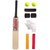 MRF Silver Sticker Poplar/Popular Willow Cricket Bat (For Tennis Ball) Size-5 Combo (Kit of 6 Items)