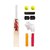 MRF Transparent Sticker Poplar/Popular Willow Cricket Bat (For Tennis Ball) Full Size Combo (Kit of 6 Items)