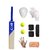 CEAT Sticker Poplar/Popular Willow Cricket Bat (For Tennis Ball) Full Size Combo (Kit of 8 Items)