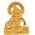 Gold plated Laddu Gopal Idol - 7 cms