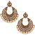 JewelMaze Antique Gold Plated Afghani Earrings-1311022L