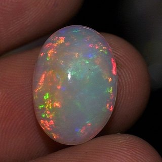 Jaipur Gemstone 9.25 ratti Natural Fire Opal Stone