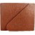 Tri-Fold Pure Tan-Brown Leather Stylish Wallet for Men