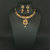 JewelMaze Brown Austrian Stone Gold Plated Necklace Set-1107957