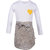 Lil Orchids Girls Cotton Heart Embellished Casual dress
