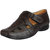 Fausto Men's Brown Premium Leather Outdoor Sandals