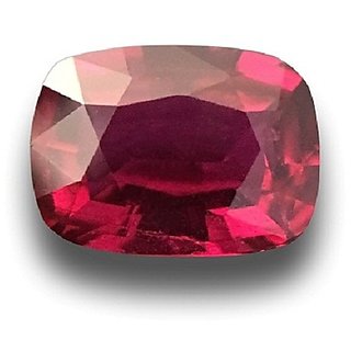 Jaipur Gemstone Natural Burma Ruby Original Certified Stone 8.00 Ratti
