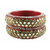 Sukriti Designer Kundan Red Lac Bangles for Women - Set of 2