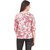 Amiable Casual 3/4th Sleeve Embellished Women Red Top