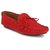 Big Fox Red Suede Leather Kiltie Tasseled Loafers For Men