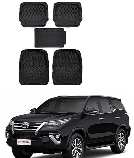 Buy Himmlisch Black Rubber Car Floor/Foot Mat Set Of 5 For Toyota