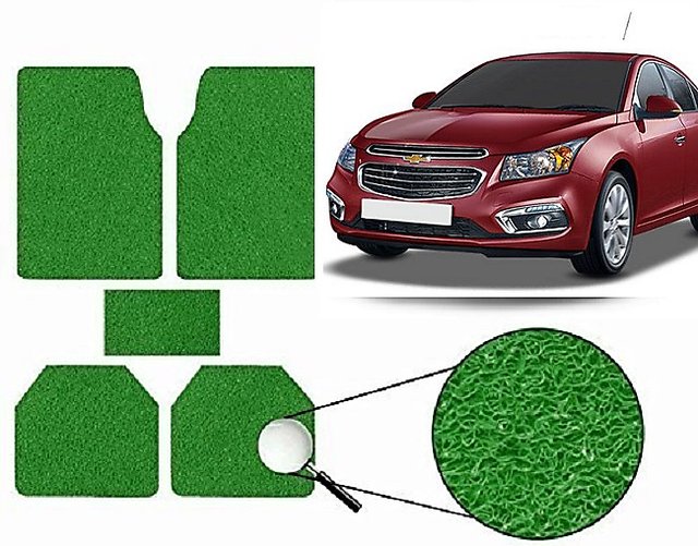 Buy Himmlisch Anti Slip Noodle Car Floor Mats Set Of 5 Green For